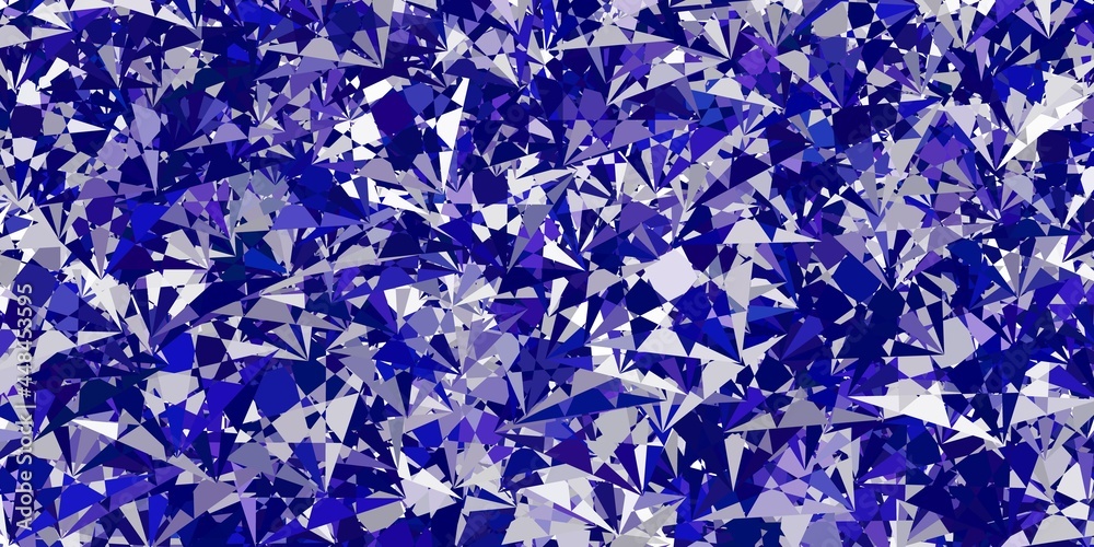 Light Purple vector layout with triangle forms. Light Purple vector layout with triangle forms.