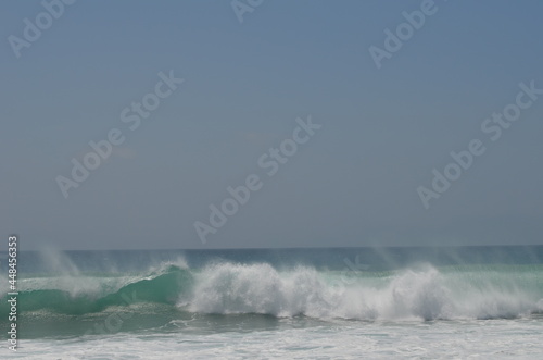 waves on the beach