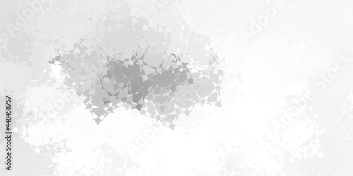 Light Gray vector pattern with polygonal shapes.