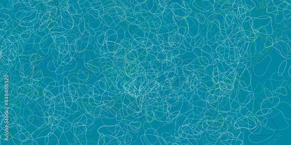 Light blue, green vector background with random forms. Light blue, green vector background with random forms.
