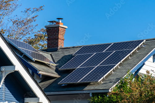 Solar Panels on Roof of Home