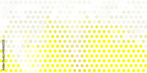 Light yellow vector background with spots.