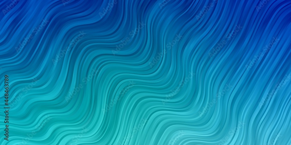 Light Blue, Green vector background with bent lines. Light Blue, Green vector background with bent lines.