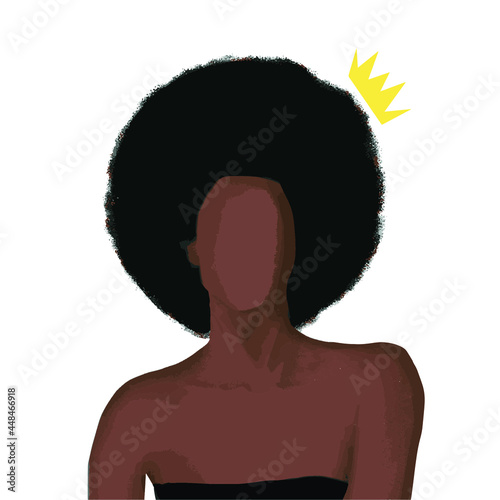 Afro Woman Queen