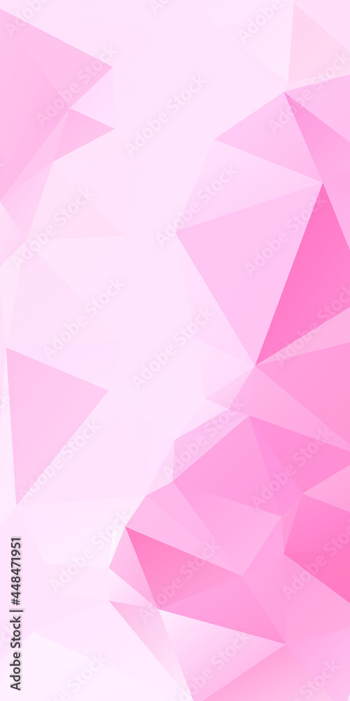 Obraz premium Pink Abstract Color Polygon Background Design, Abstract Geometric Origami Style With Gradient