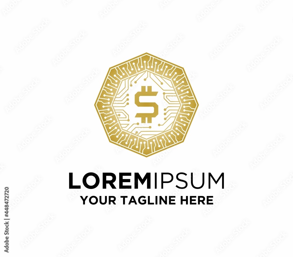 Initial S Letter CryptoCurrency Logo Initial S Letter CryptoCurrency Logo