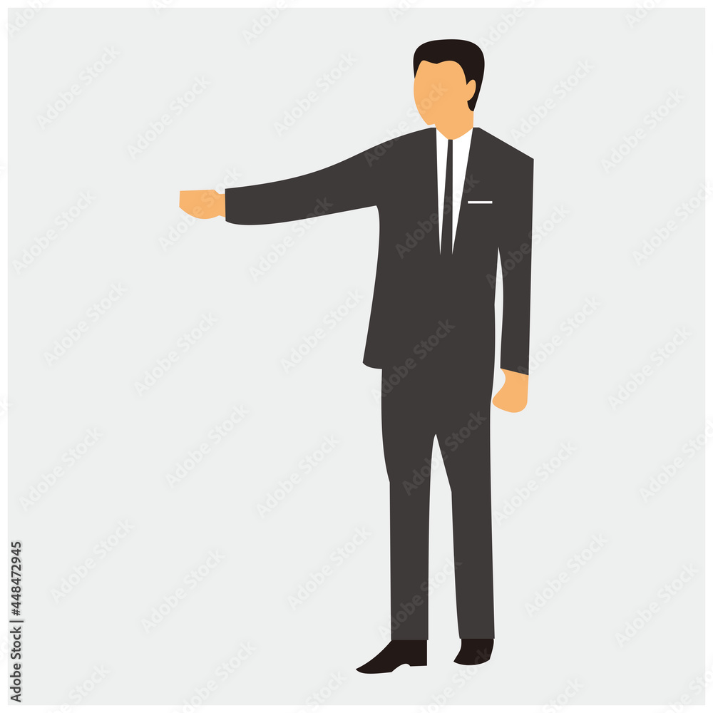 Man in business suit, businessman, office worker Man in business suit, businessman, office worker