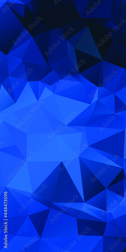 Fototapeta premium Blue Abstract Color Polygon Background Design, Abstract Geometric Origami Style With Gradient