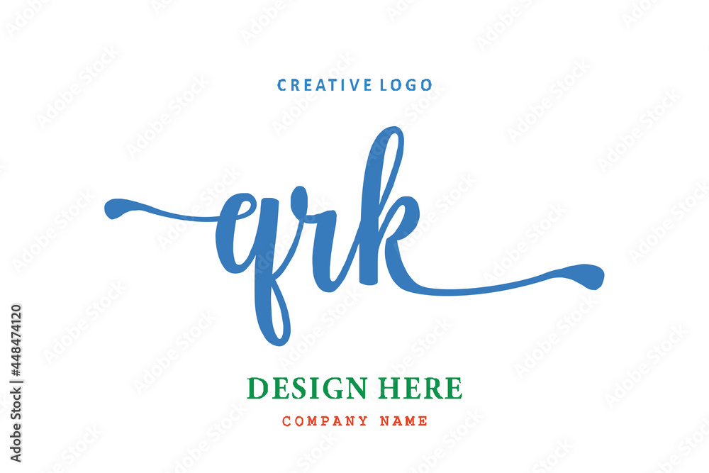 QRK lettering logo is simple, easy to understand and authoritative QRK lettering logo is simple, easy to understand and authoritative