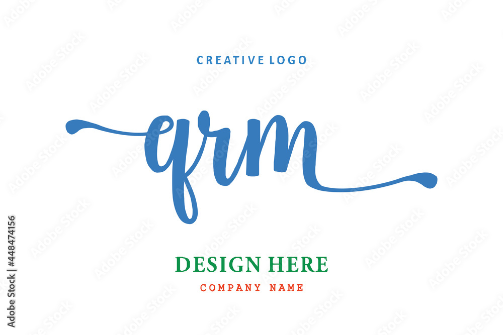 QRM lettering logo is simple, easy to understand and authoritative QRM lettering logo is simple, easy to understand and authoritative