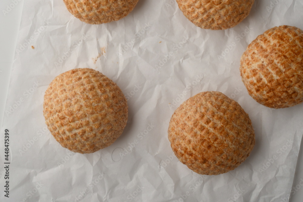 Traditional Oriental sweetness made of flour and molasses Traditional Oriental sweetness made of flour and molasses
