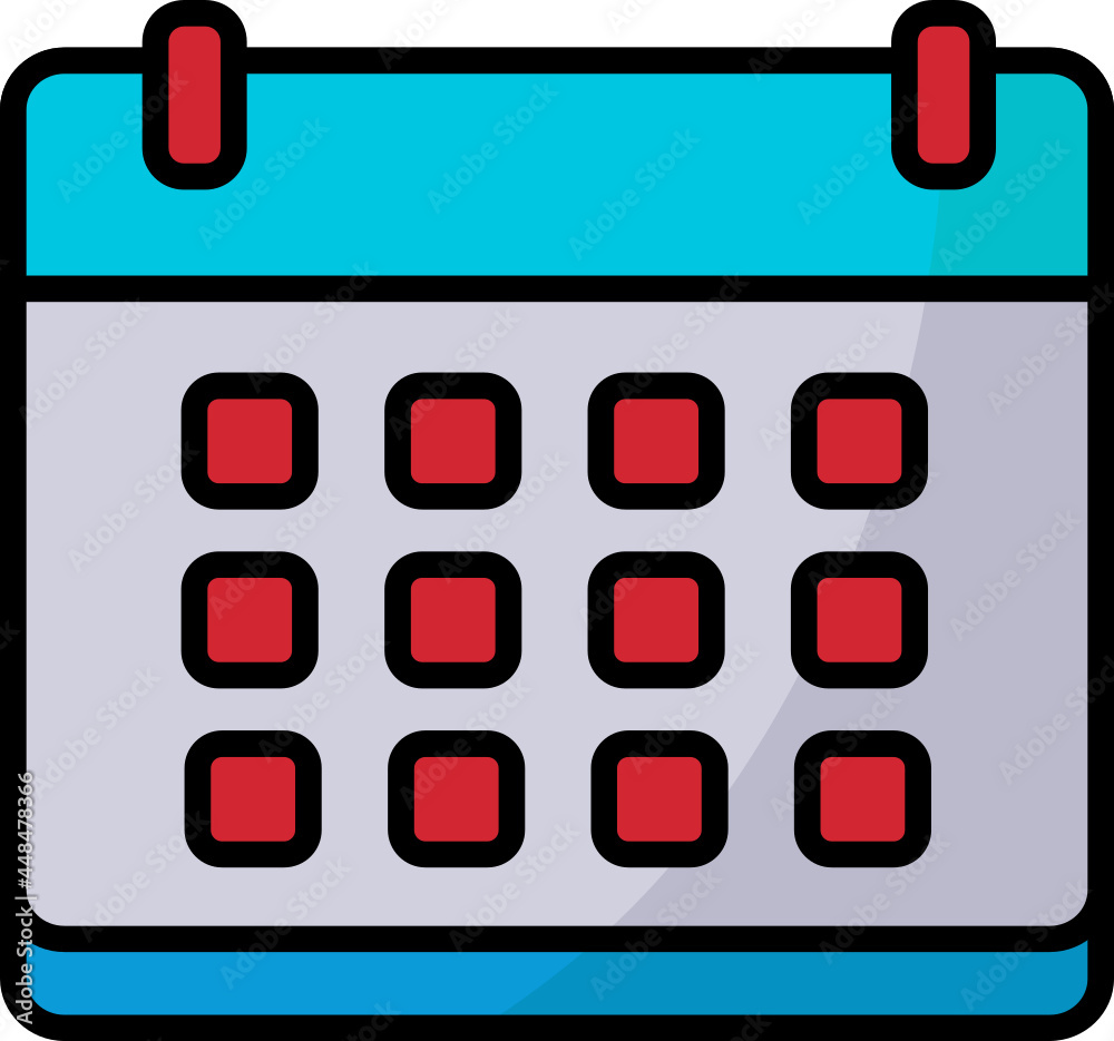 Calendar icon. Science concept icon style Calendar icon. Science concept icon style