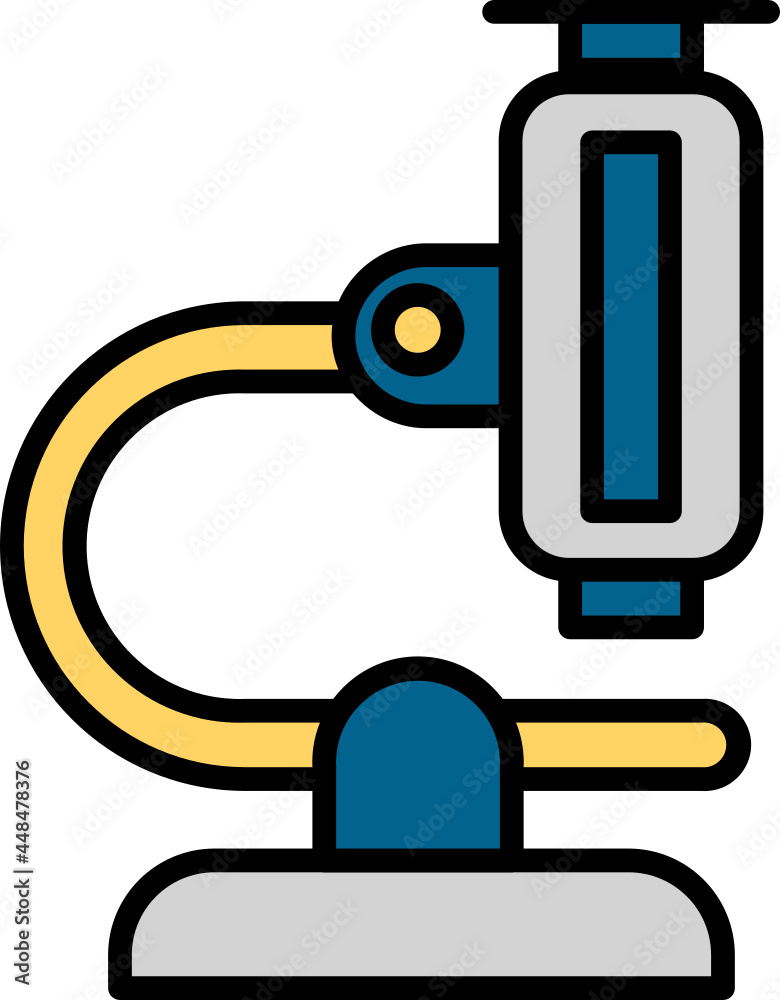 Microscope icon. Science concept icon style Microscope icon. Science concept icon style