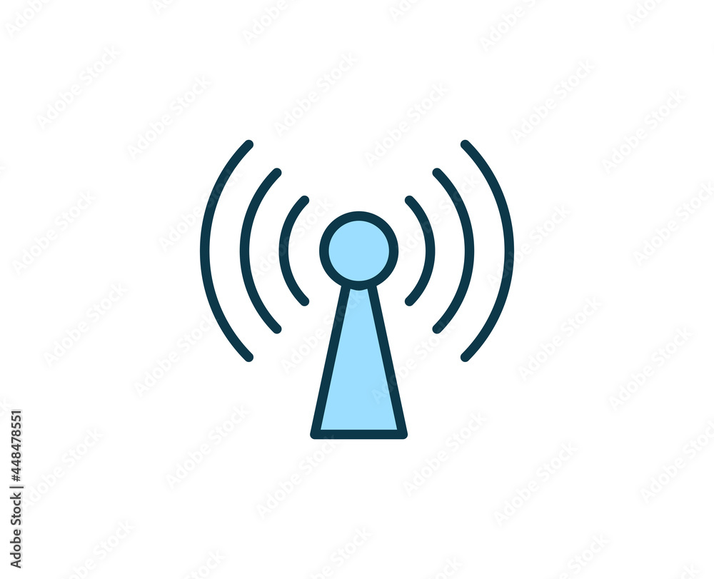 Wireless premium line icon. Simple high quality pictogram. Modern outline style icons. Stroke vector illustration on a white background. Wireless premium line icon. Simple high quality pictogram. Modern outline style icons. Stroke vector illustration on a white background.