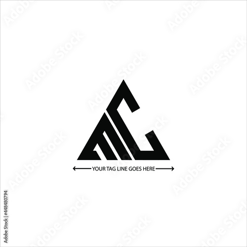 Obraz na płótnie MC letter logo creative design. MC unique design