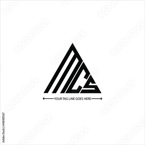 MCS letter logo creative design. MCS unique design