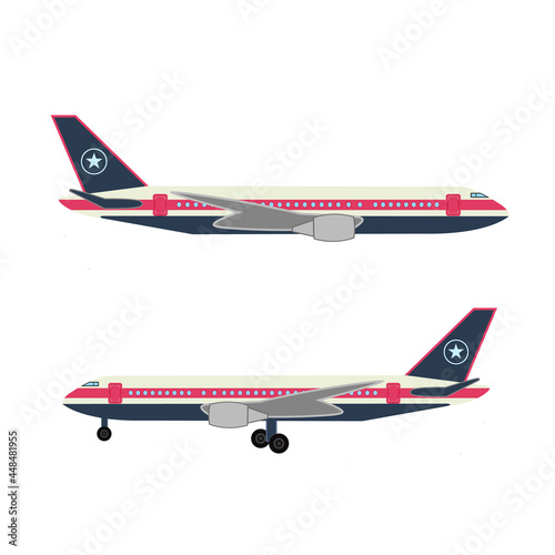 Boeing Airplane vector design