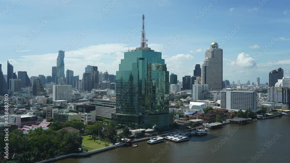 Beautiful building architecture around Bangkok city in Thailand Beautiful building architecture around Bangkok city in Thailand