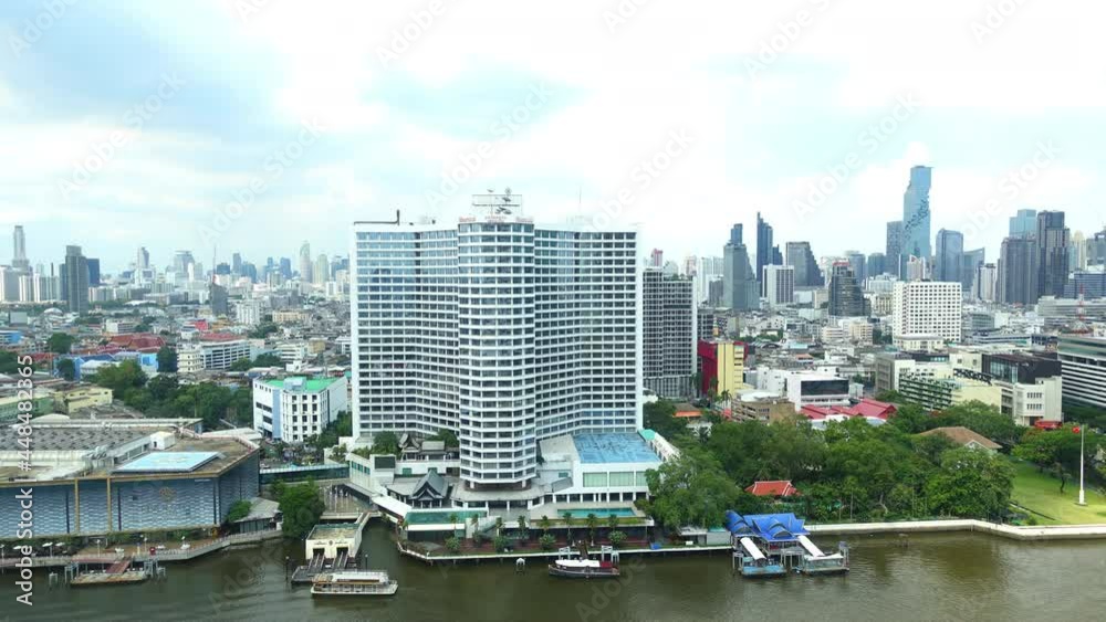 Beautiful building architecture around Bangkok city in Thailand Beautiful building architecture around Bangkok city in Thailand