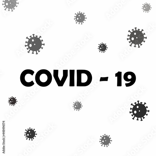 Coronavirus. Virus. COVID-2019. Outbreak coronavirus. Pandemic, medical, healthcare, infectious, virology, epidemiology concept. Corona virus 2019-nCoV. 3D background. Vector illustration.