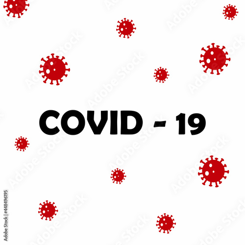 Coronavirus. Virus. COVID-2019. Outbreak coronavirus. Pandemic, medical, healthcare, infectious, virology, epidemiology concept. Corona virus 2019-nCoV. 3D background. Vector illustration.