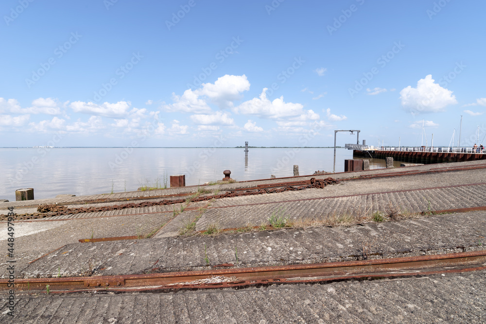 Pauillac harbor in the Gironde estuary Pauillac harbor in the Gironde estuary