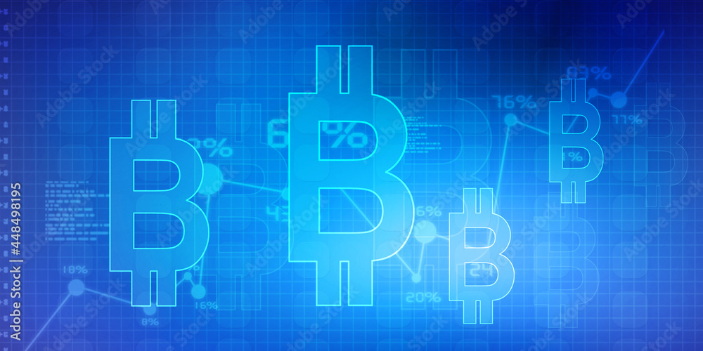 2d rendering bitcoin sign currency 2d rendering bitcoin sign currency