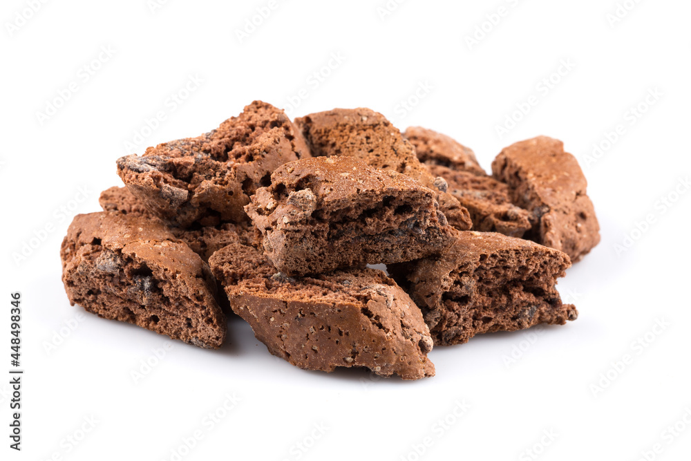 Cantucci with chocolate pieces Cantucci with chocolate pieces