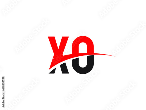 XO Letter Initial Logo Design Template