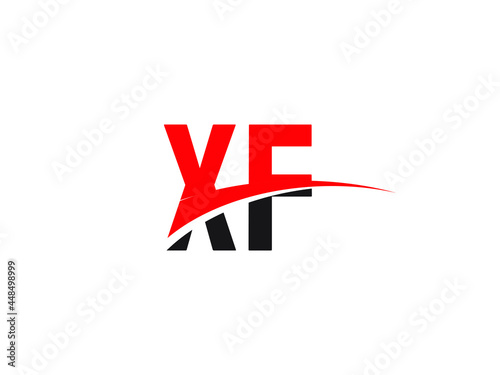 XF Letter Initial Logo Design Template