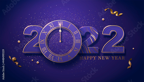 2022 Happy New Year's Eve poster photo
