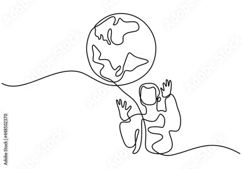 Continuous one line drawing...