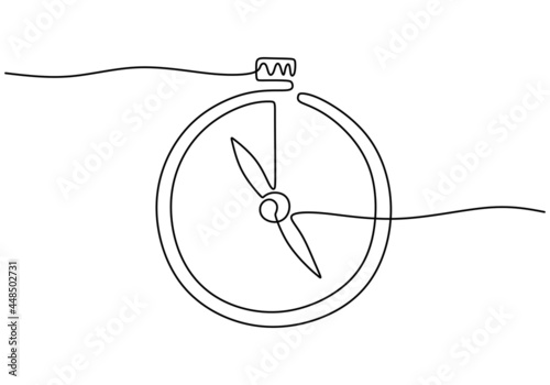 One continuous line drawing...