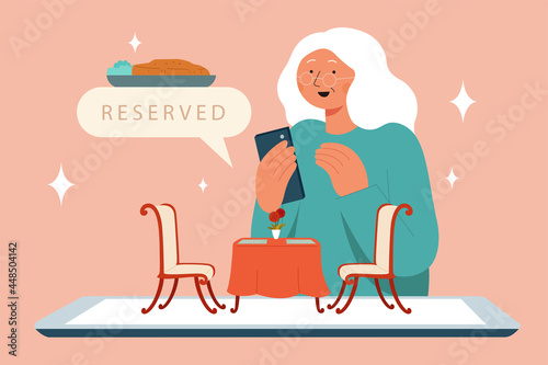 Online dinner table reservation