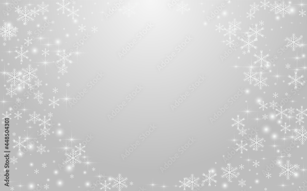 Overlay Dots Vector Grey Background. White Xmas Overlay Dots Vector Grey Background. White Xmas