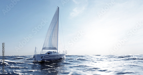 Sailing yacht on the ocean © Photocreo Bednarek