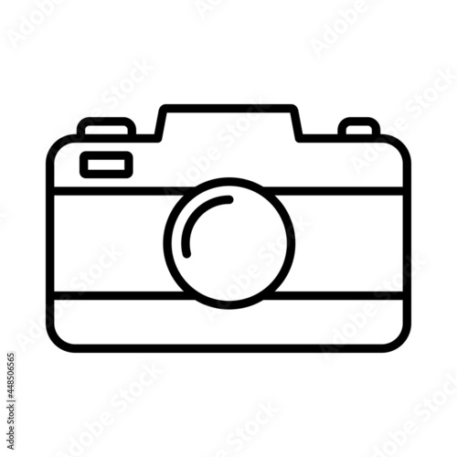 Camera Vector Line Icon Design