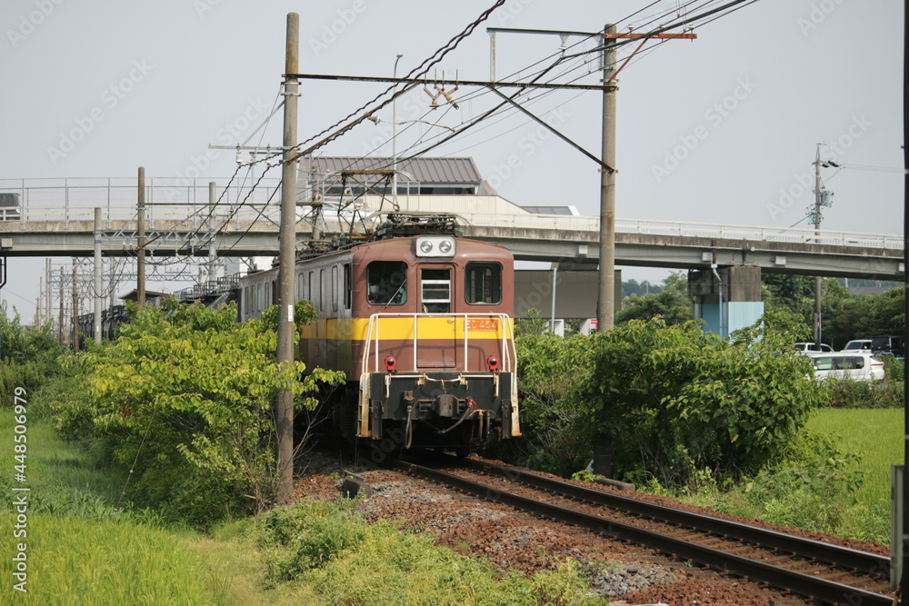 Naklejka premium 三岐鉄道の鉄道車両