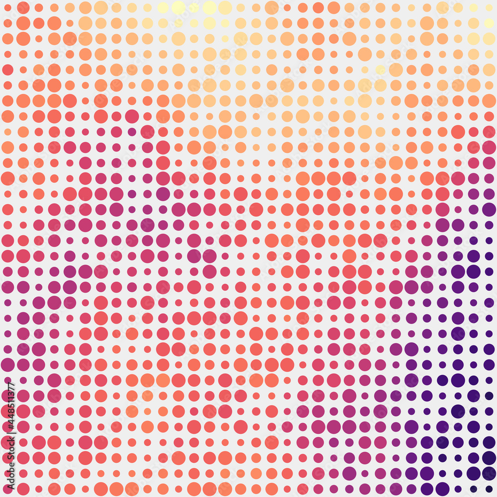 Color Pixels Cloud Abstract Computational Generative Art background illustration