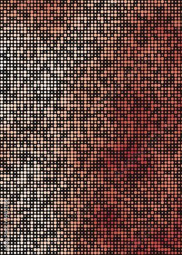 Color Pixels Cloud Abstract Computational Generative Art background illustration