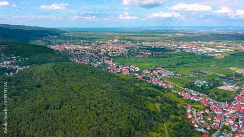 drone flight to Neustadt an der Weinstraße Germany