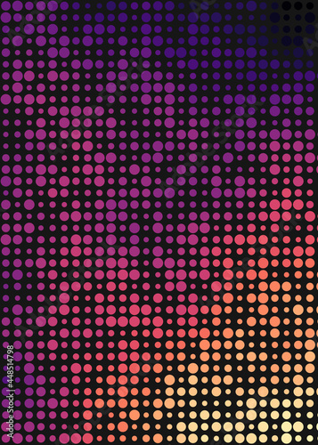 Color Pixels Cloud Abstract Computational Generative Art background illustration