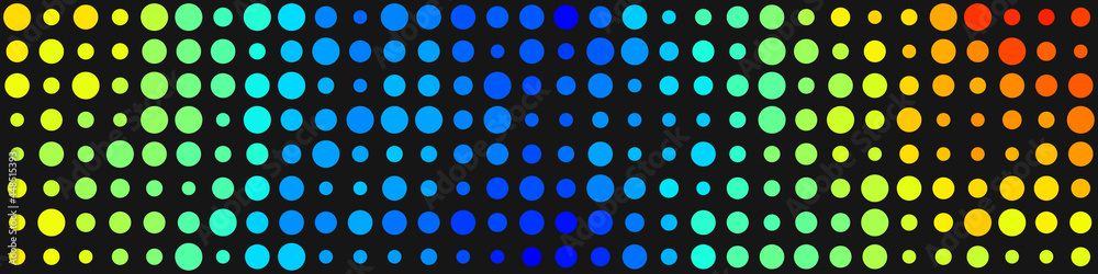 Color Pixels Cloud Abstract Computational Generative Art background illustration