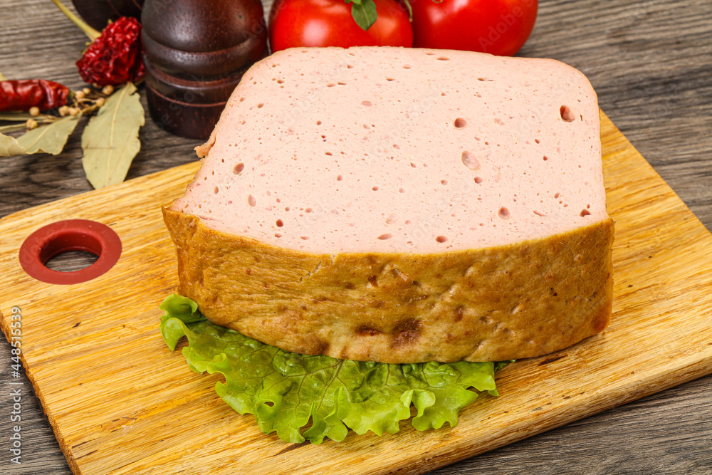 Homemade baked traditional meat loaf Homemade baked traditional meat loaf