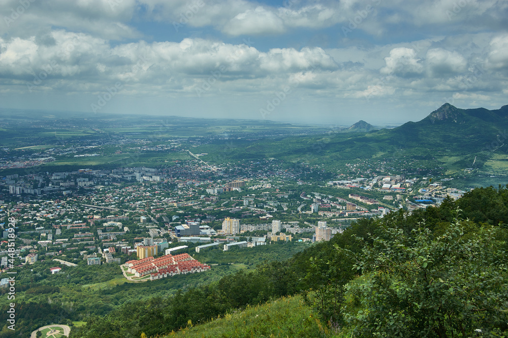 View of the city of Pyatigorsk from the top of Mount Mashuk.