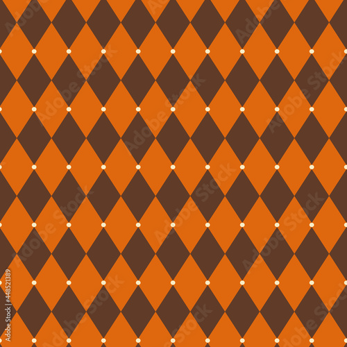 Retro colored wieber shape repeat pattern print background