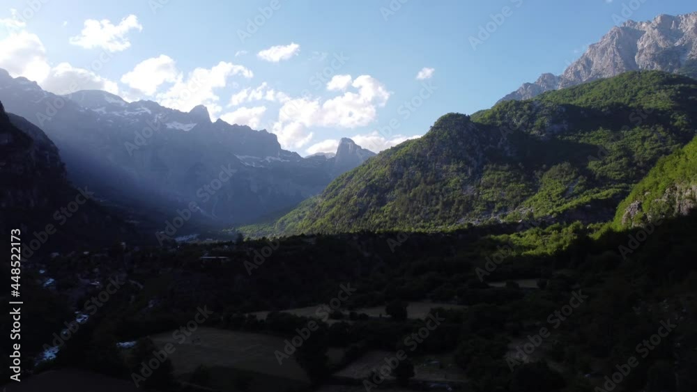 Beautiful mountains in the Albanian Alps, theth national park Beautiful mountains in the Albanian Alps, theth national park