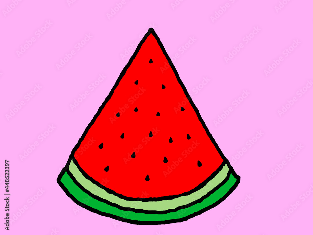 A piece of delicious watermelon. Sweet juicy watermelon A piece of delicious watermelon. Sweet juicy watermelon
