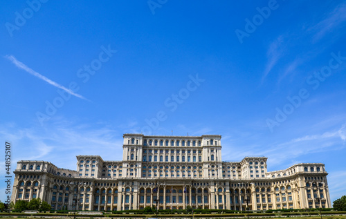 Second largest building in the world, Palace of Parliament, building in Bucharest, Romania © Dmytro