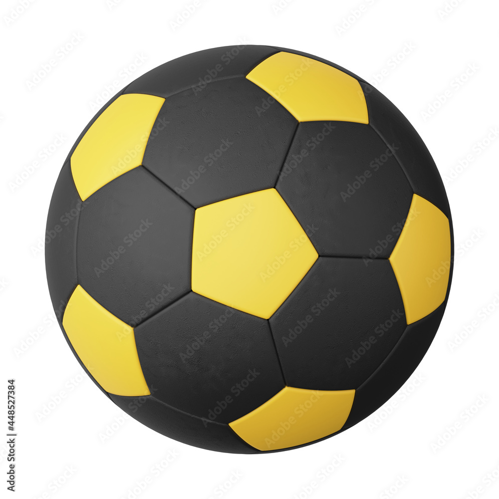 3d render soccer ball icon isolated on white background 3d render soccer ball icon isolated on white background